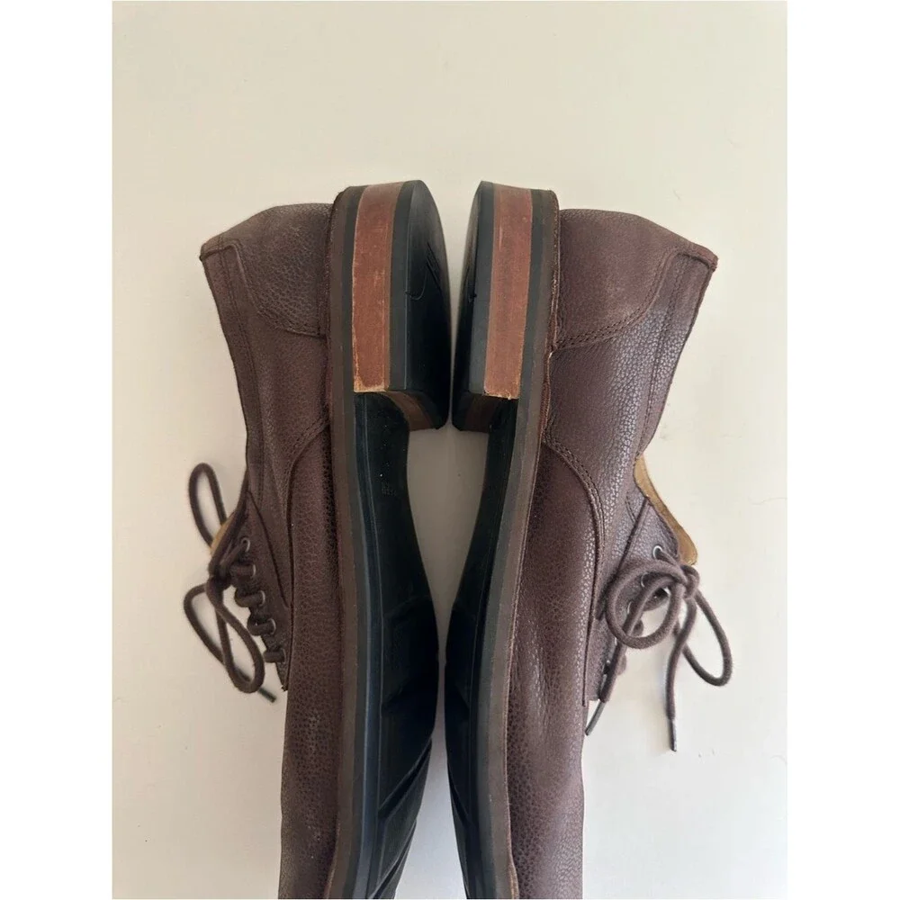 Cole Haan brown pebble leather Center Street oxford